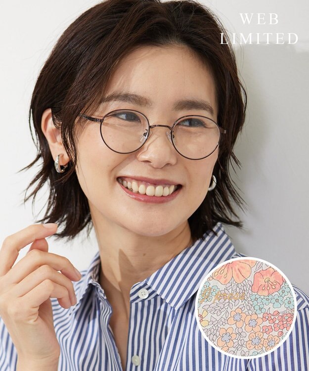 J.PRESS LADIES 【WEB限定】 LIBERTYケース&リーディング グラス オレンジ系5