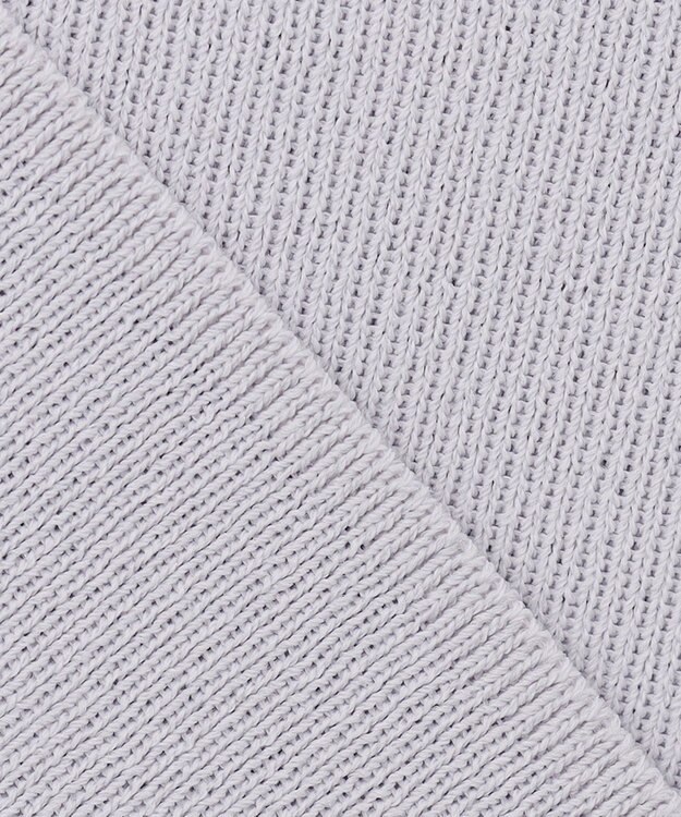 ICB 【洗える】 シンセティックフルニードル Vネックプルオーバー ライラックグレー系