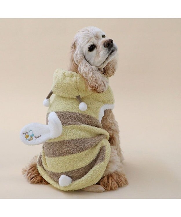 PET PARADISE ペットパラダイス ふわふわ 蜂なりきり 中型犬 大型犬 イエロー×ブラウン