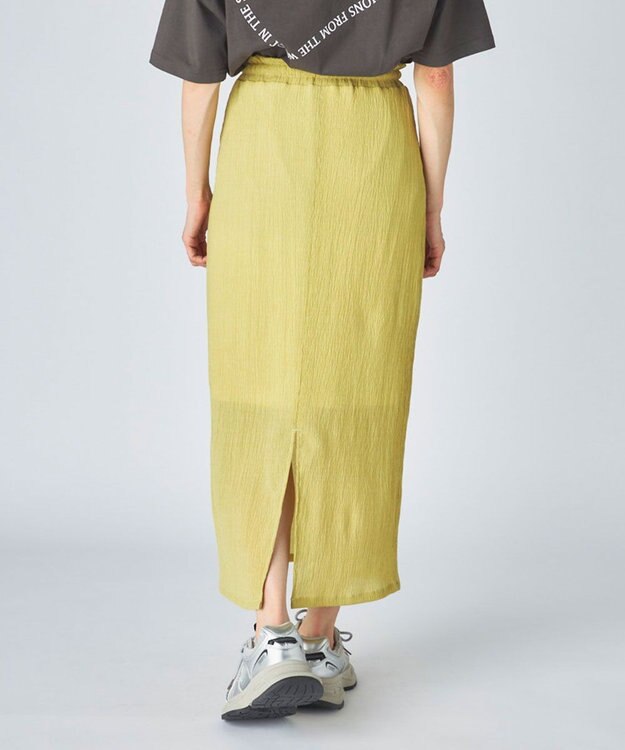 OP／FILA 【Ocean Pacific】水陸両用ロングスカート イエロー
