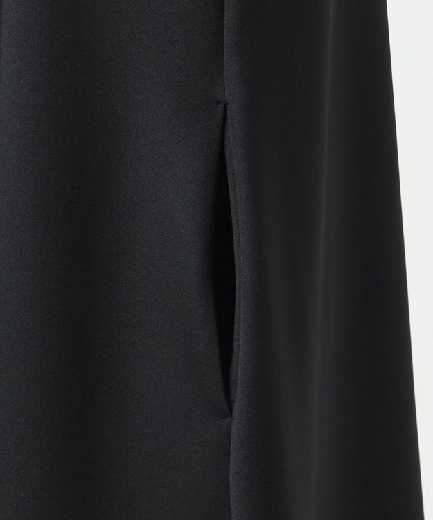 23区 【R(アール)】スキューバ フレアワンピース ブラック系