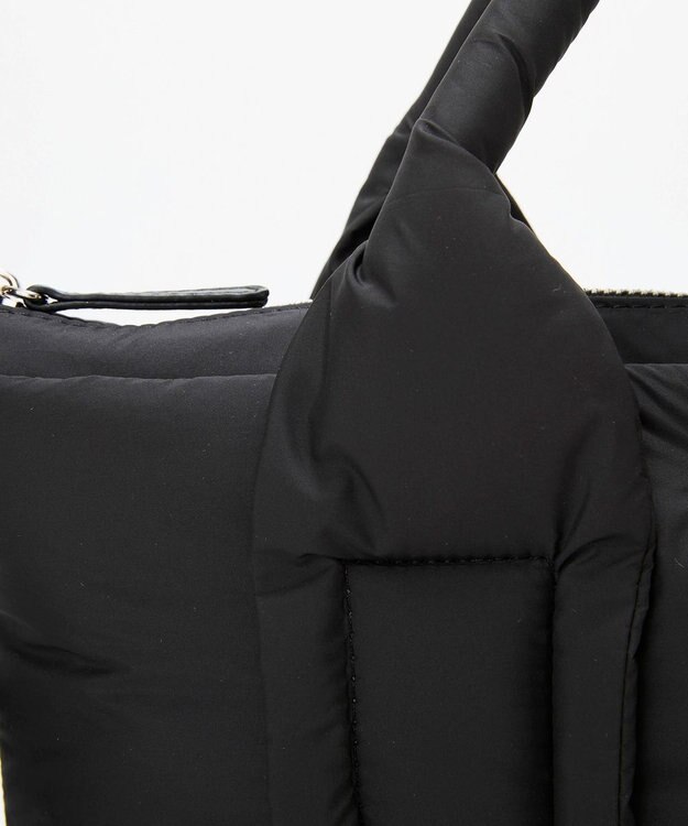 TOPKAPI 【Breath TOPKAPI】パフィング 2way ミニ トートバッグ チャーム付き ブラック