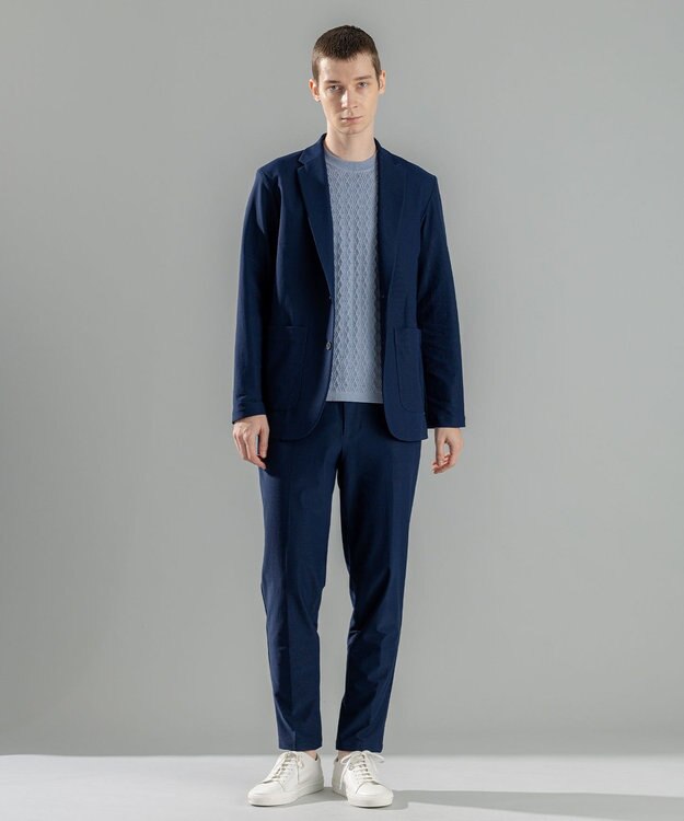 JOSEPH HOMME ＜新色追加＞新素材【抜群の通気性/360度ストレッチ】エアトールストレッチ パッチポケットジャケット ネイビー系