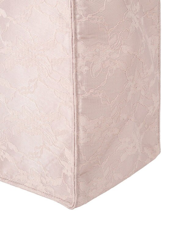 Maison de FLEUR レースフリルハンドルスクエアトートMバッグ Light Pink