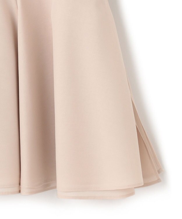 23区 シアーフリルジャージー ペプラム カットソー ベージュ系