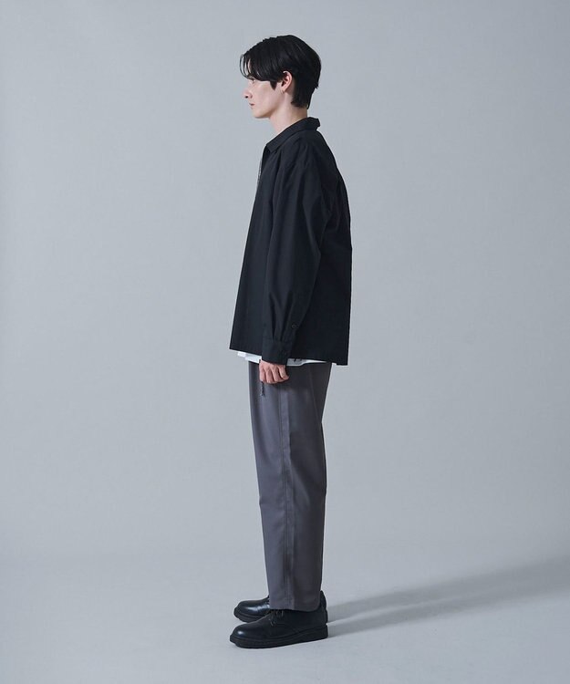 WEGO ベルト付きテーパードスラックス グレー