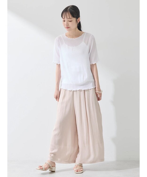 earth music&ecology シアープルオーバー Ivory