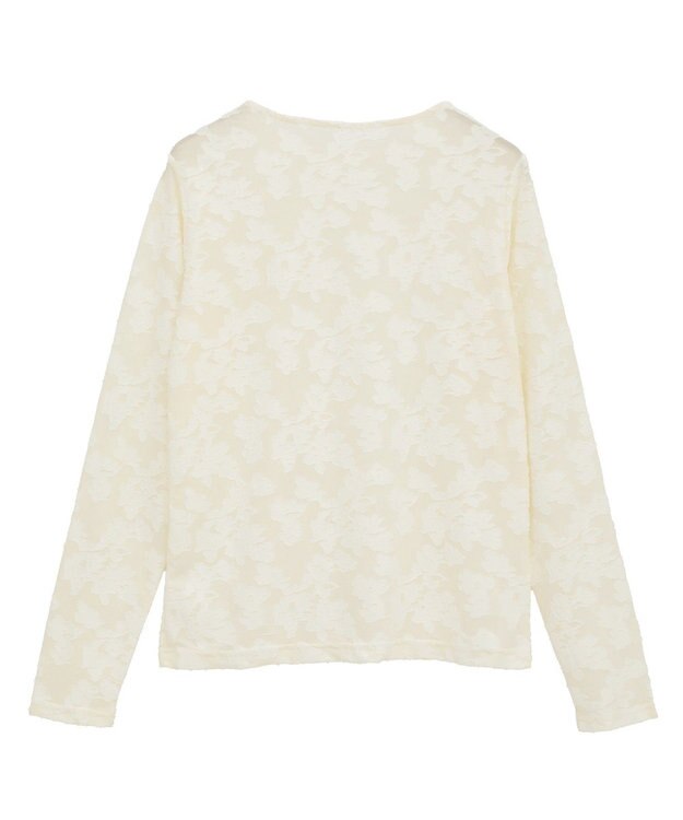 CRAFT STANDARD BOUTIQUE シアージャカードロンTEE Off White