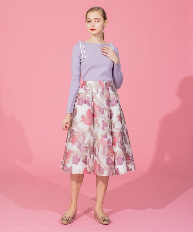 TOCCA 【洗える！】ETERNAL KNIT プルオーバー ラベンダー系