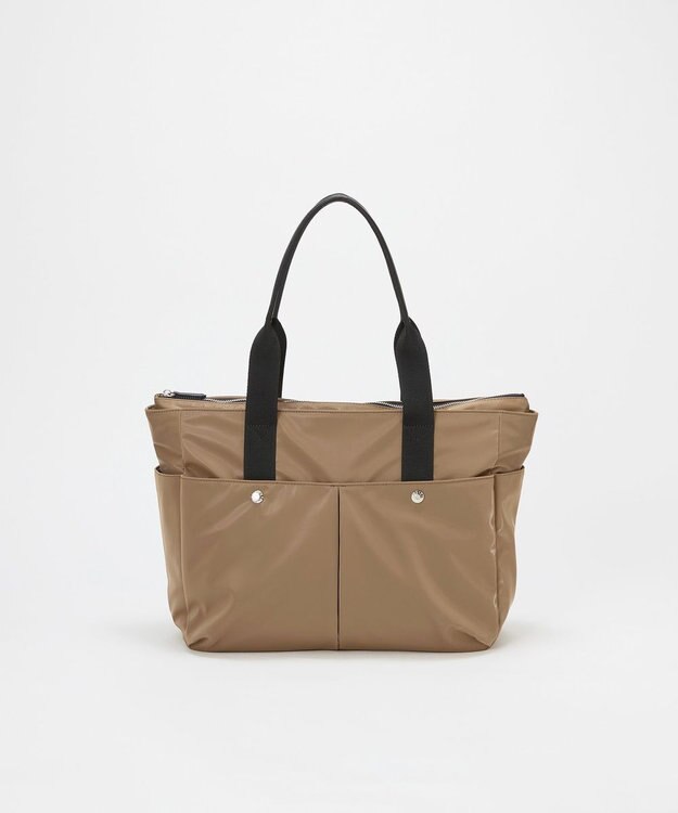 TOPKAPI 【Breath TOPKAPI】Train 防水ポリエステル ビッグ トートバッグ / 8ポケット/ キャリー対応 ブラウン