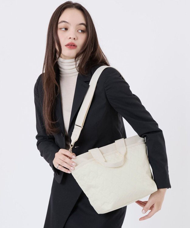 LeSportsac BUCKET TOTE/エクリュハートデボス エクリュハートデボス