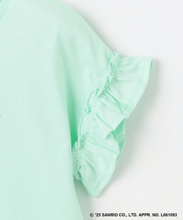 ANY KIDS 【any FAM ×サンリオキャラクターズ】ミラクルスパンコール Tシャツ ポチャッコ×ミント