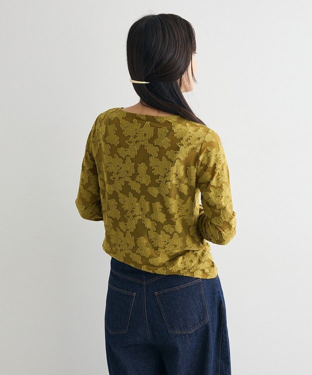 CRAFT STANDARD BOUTIQUE シアージャカードロンTEE Khaki