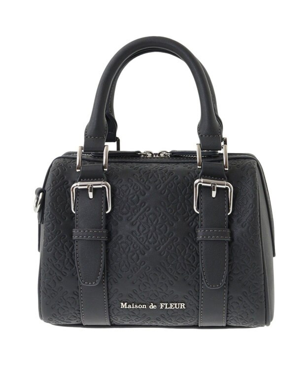 キルティングボストンMバッグ