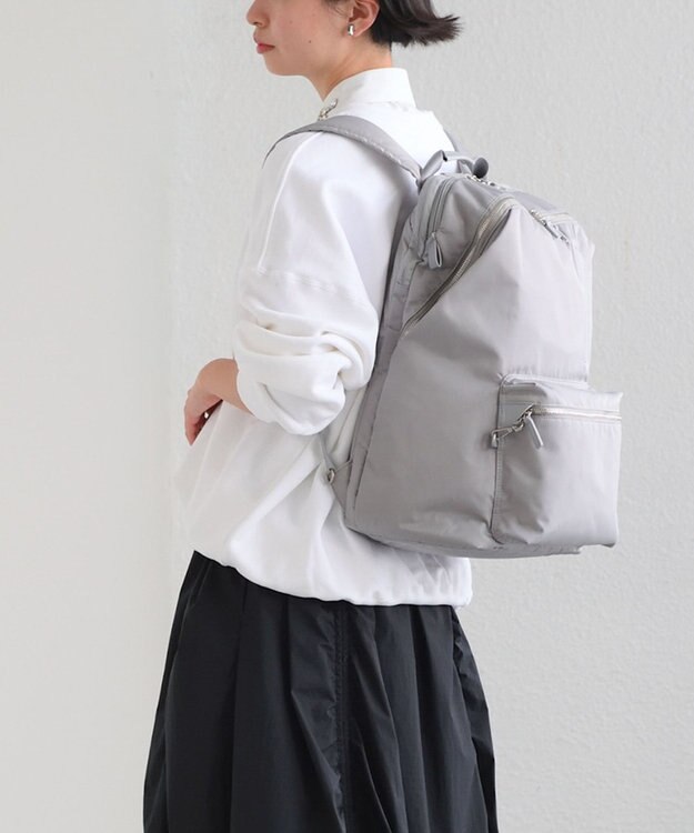 ACE BAGS & LUGGAGE W&.Day/Night ポッケス2 リュックプラス B4サイズ 15.6インチPC収納 15278 ダンブルアンドデイナイト ライトグレー