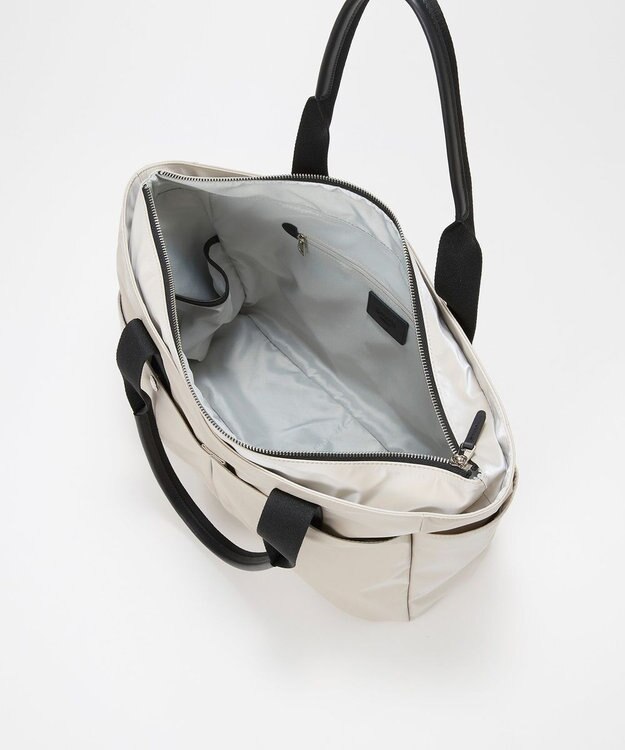 TOPKAPI 【Breath TOPKAPI】Train 防水ポリエステル ビッグ トートバッグ / 8ポケット/ キャリー対応 ライトベージュ