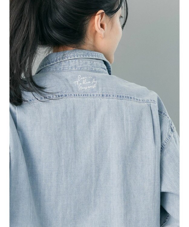 AMERICAN HOLIC Ｗポケットデニムシャツ Indigo