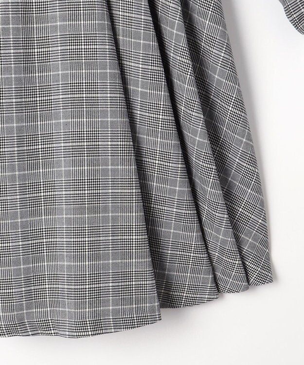 ANY KIDS 長袖 ワンピース グレンチェック