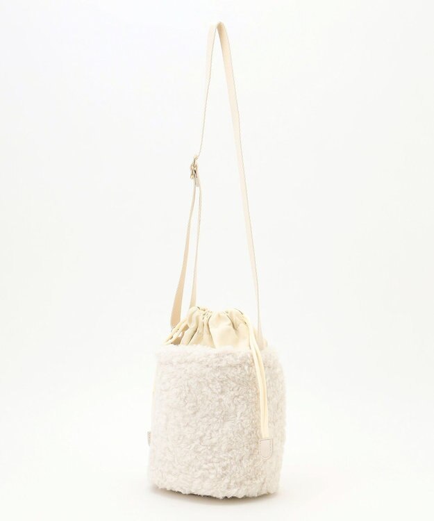 ANY バケットファーショルダーバッグ エクリュ