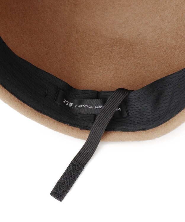 23区 【見上愛さん着用】フェルト キャップ キャメル系