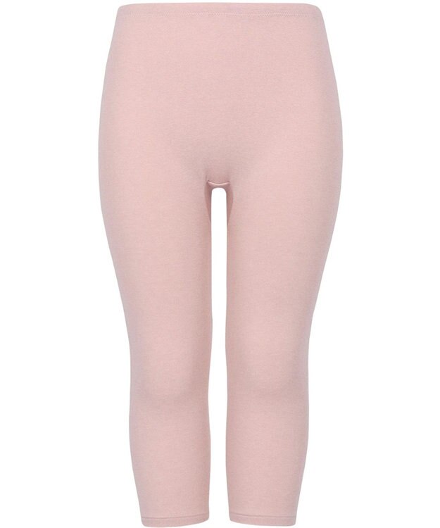 Wing あったかインナーボトム 綿混 裏起毛 厚手 よく伸びる素材 【ラクのびサーモ】 ひざ下丈 秋 冬 ER6614 ウイング／ワコール シェルピンク