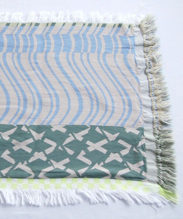 POLS コットン meadow モヒカンストール イエロー