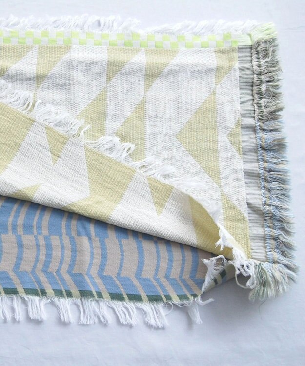 POLS コットン meadow モヒカンストール イエロー