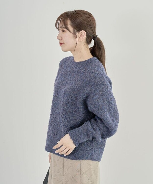 Green Parks ブークレニットプルオーバー Navy