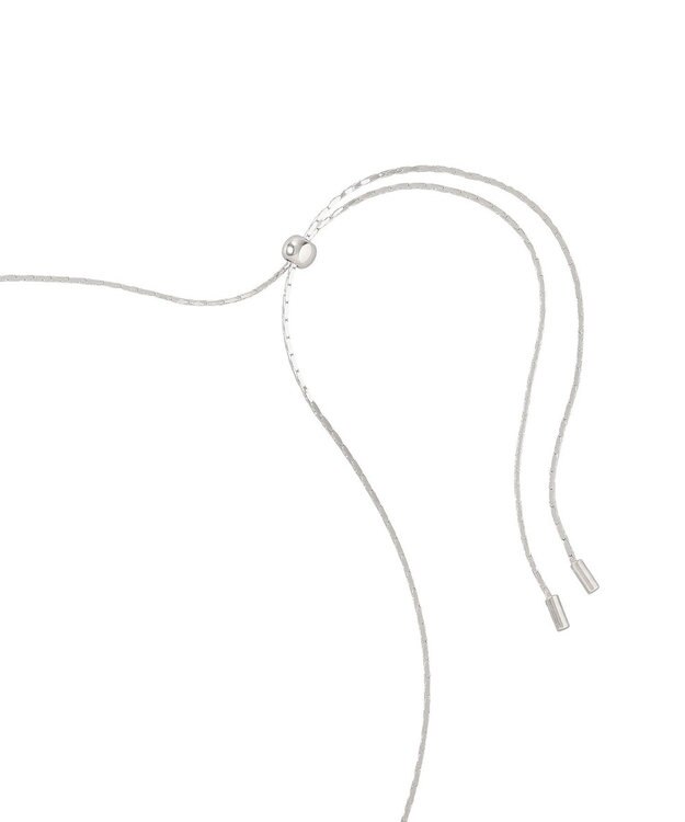 earth music&ecology スマイリースライドネックレス Silver