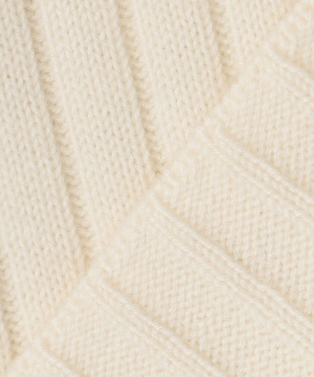 uncrave ウール ナイロン 2WAY ニット（uncrave STANDARD） エクリュ