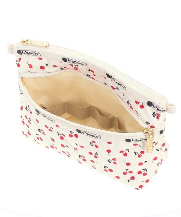LeSportsac PERFECT COSME POUCH/チェリーレッドキルト チェリーレッドキルト
