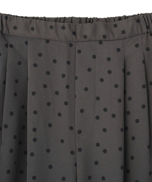 AMERICAN HOLIC ドットサテンイージーパンツ Charcoal Gray