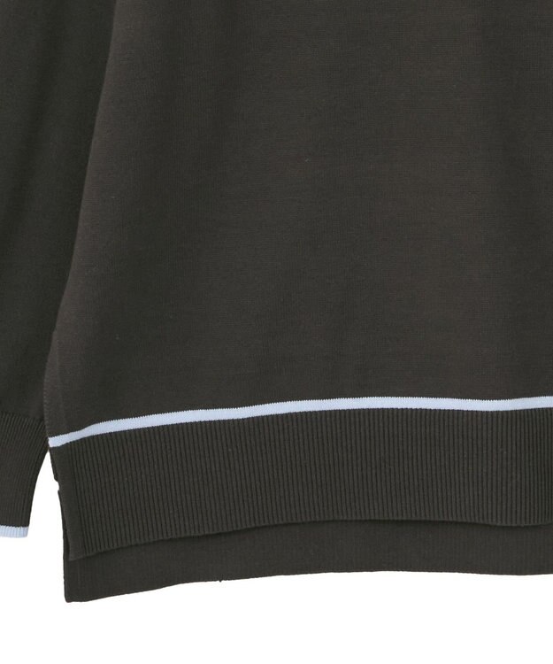 AMERICAN HOLIC バイカラークルーネックニットプルオーバー Brown