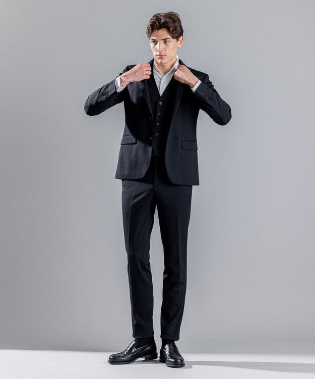 JOSEPH HOMME トリックジャガード　ウイングカラーシャツ ホワイト系