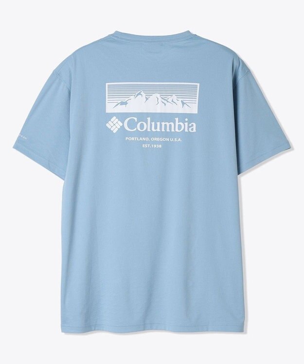 Columbia Columbia/ グレイシャルビスタグラフィックTシャツ /コロンビア Ripple Blue、 Mountain