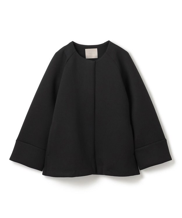 UNFILO ダブルフェイス ショートコート [NEW]ブラック