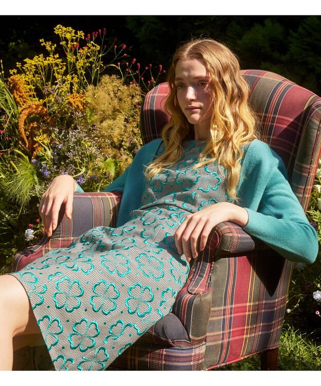 TOCCA CASHIMERE BOLERO ボレロ エメラルド系