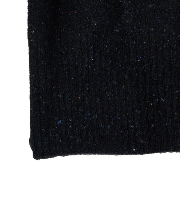 JOSEPH 【洗える】アルパカツイード　ラウンドネックニット Black