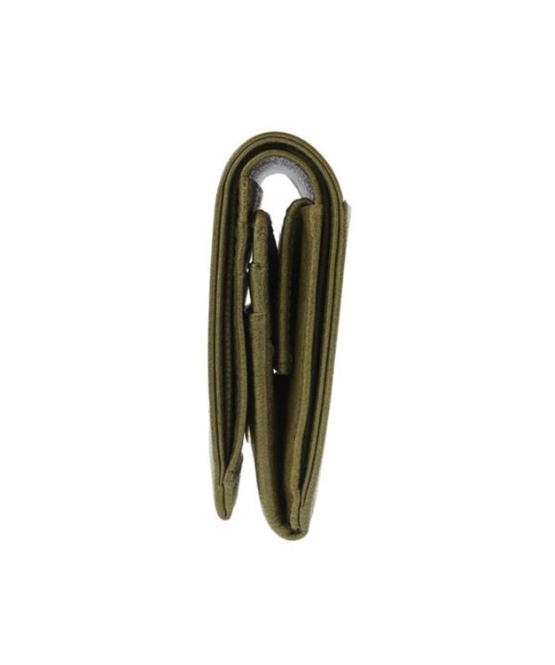 genten ゴートベーシック 二つ折りBOX財布 カーキ