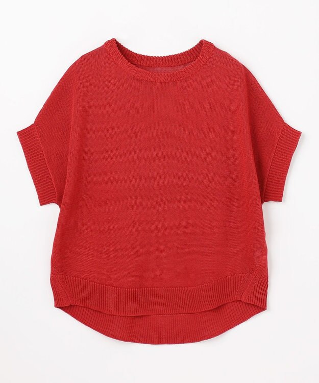 ANY ラミータッチオーバーニット レッド