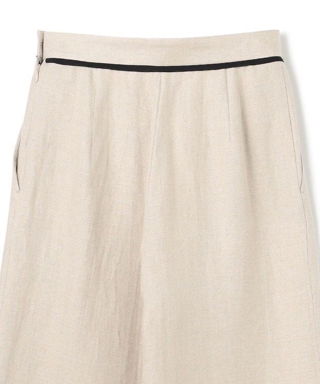 BEIGE， 【S-size】CHESTNUT / ワイドパンツ Flax