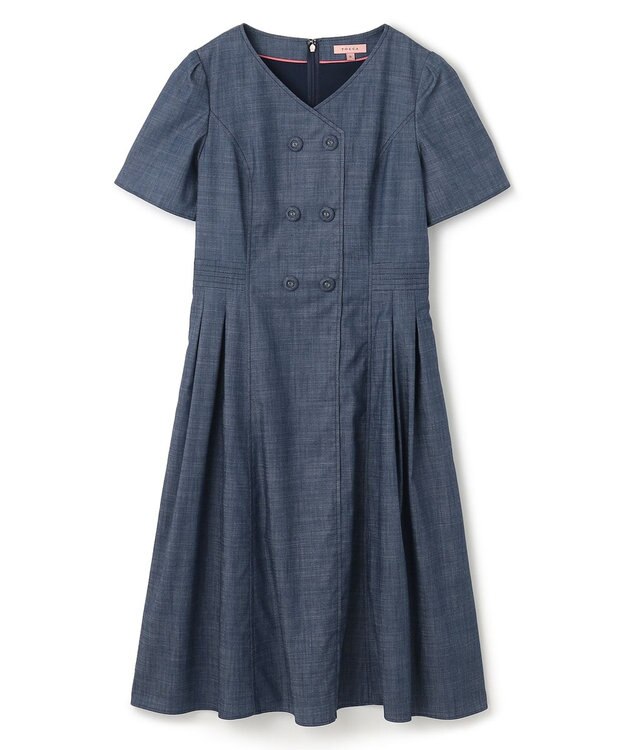 TOCCA 【消臭・洗える】DENIM LADY ドレス ネイビー系