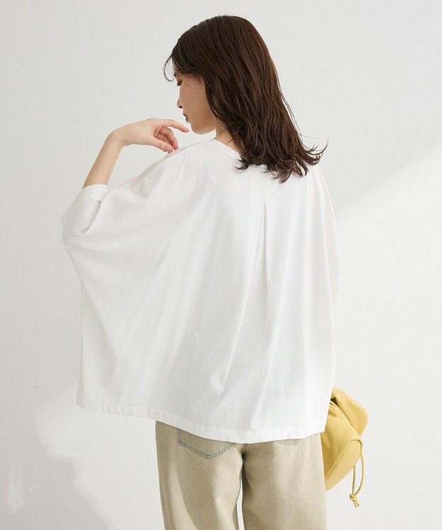 Green Parks 冷やっとすずやかドルマンプルオーバー Off White