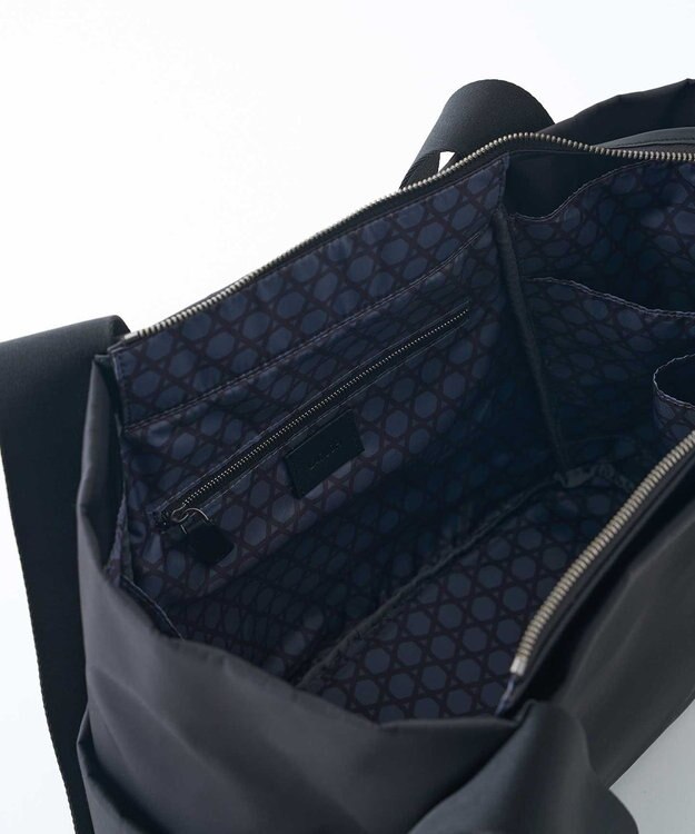 MIYABIYA LAQUOH【撥水加工】ミニマルナイロントート (M) ブラック