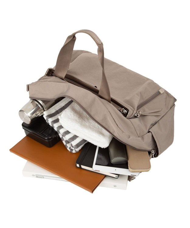 ACE BAGS & LUGGAGE kanana project collection ECD-1 ボストンバッグ 19087 カナナプロジェクトコレクション ベージュ