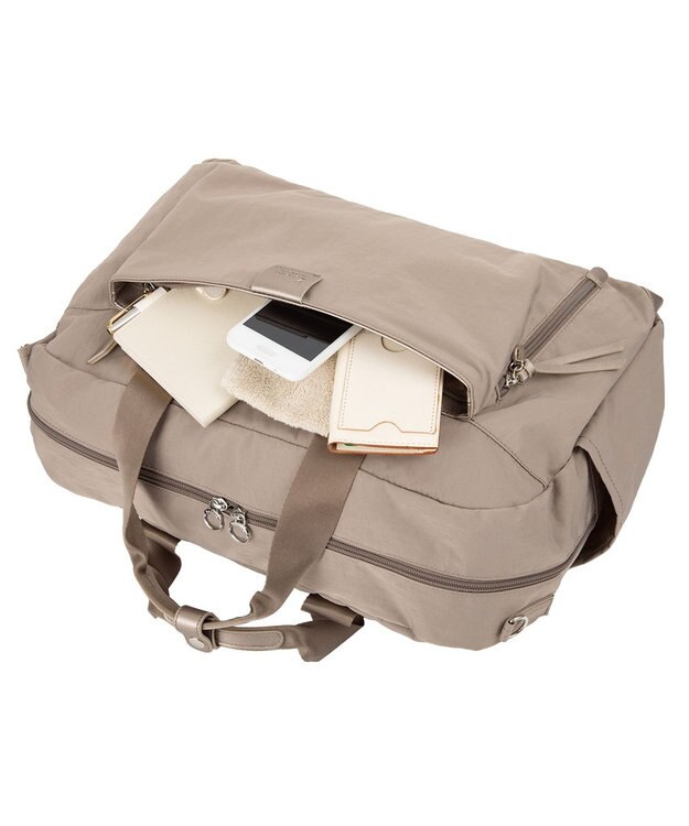 ACE BAGS & LUGGAGE kanana project collection ECD-1 ボストンバッグ 19087 カナナプロジェクトコレクション ベージュ