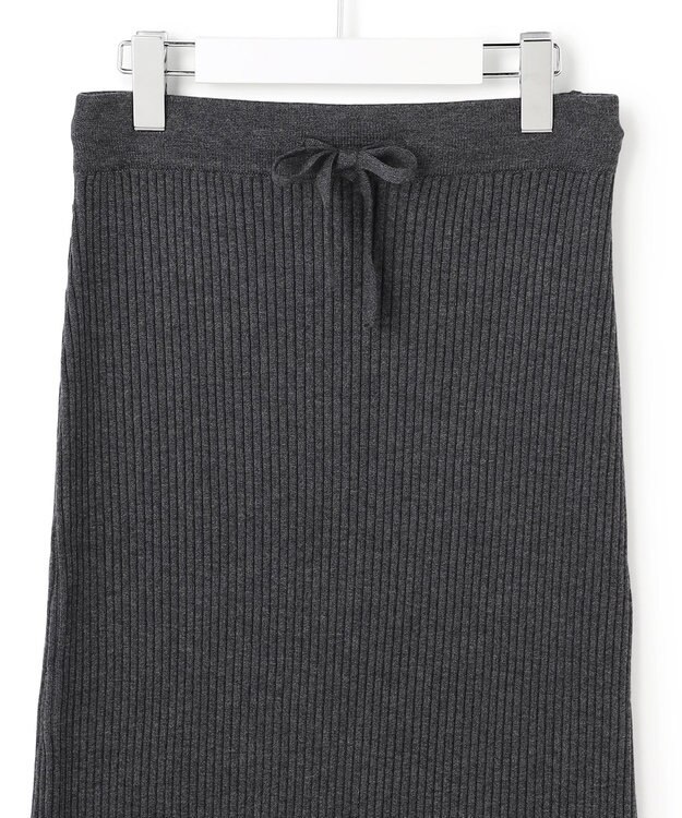 J.PRESS YORK STREET 【WOMEN】リブニット タイトスカート グレー系