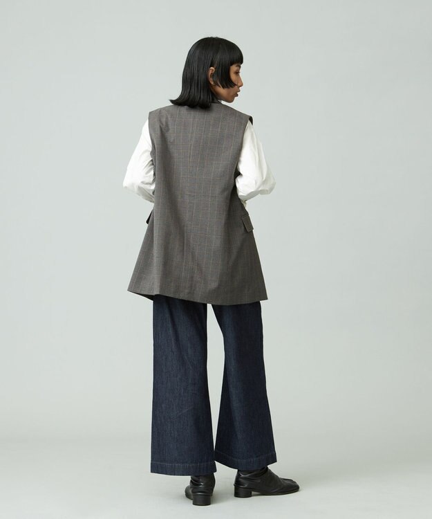 J.PRESS YORK STREET 【WOMEN】ソフトデニムパンツ ネイビー系