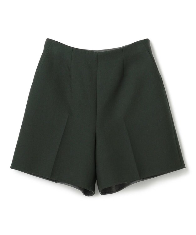 BEIGE， GRANET / ウールリバーショートパンツ Green×Top