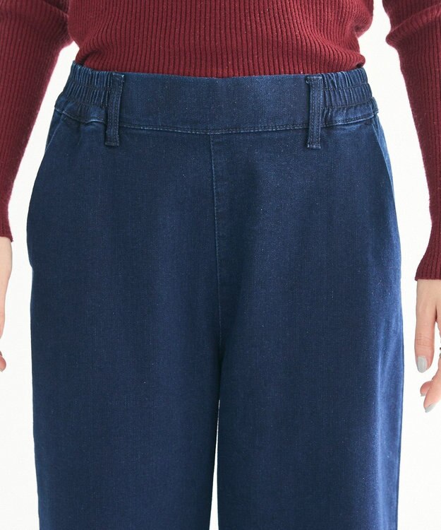 CRAFT STANDARD BOUTIQUE 裏起毛デニムワイドパンツ Indigo